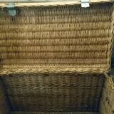 Rattan travel trunk