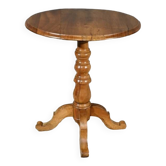 Small Walnut Pedestal Table, Louis Philippe Period – 2nd Part 19th