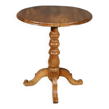 Guéridon en noyer, époque Louis Philippe, 2ème partie du XIXème s.
