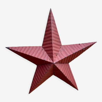 Étoile amish rouge 102cm