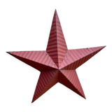 Red amish star 102cm