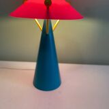 Lampe vintage colorée