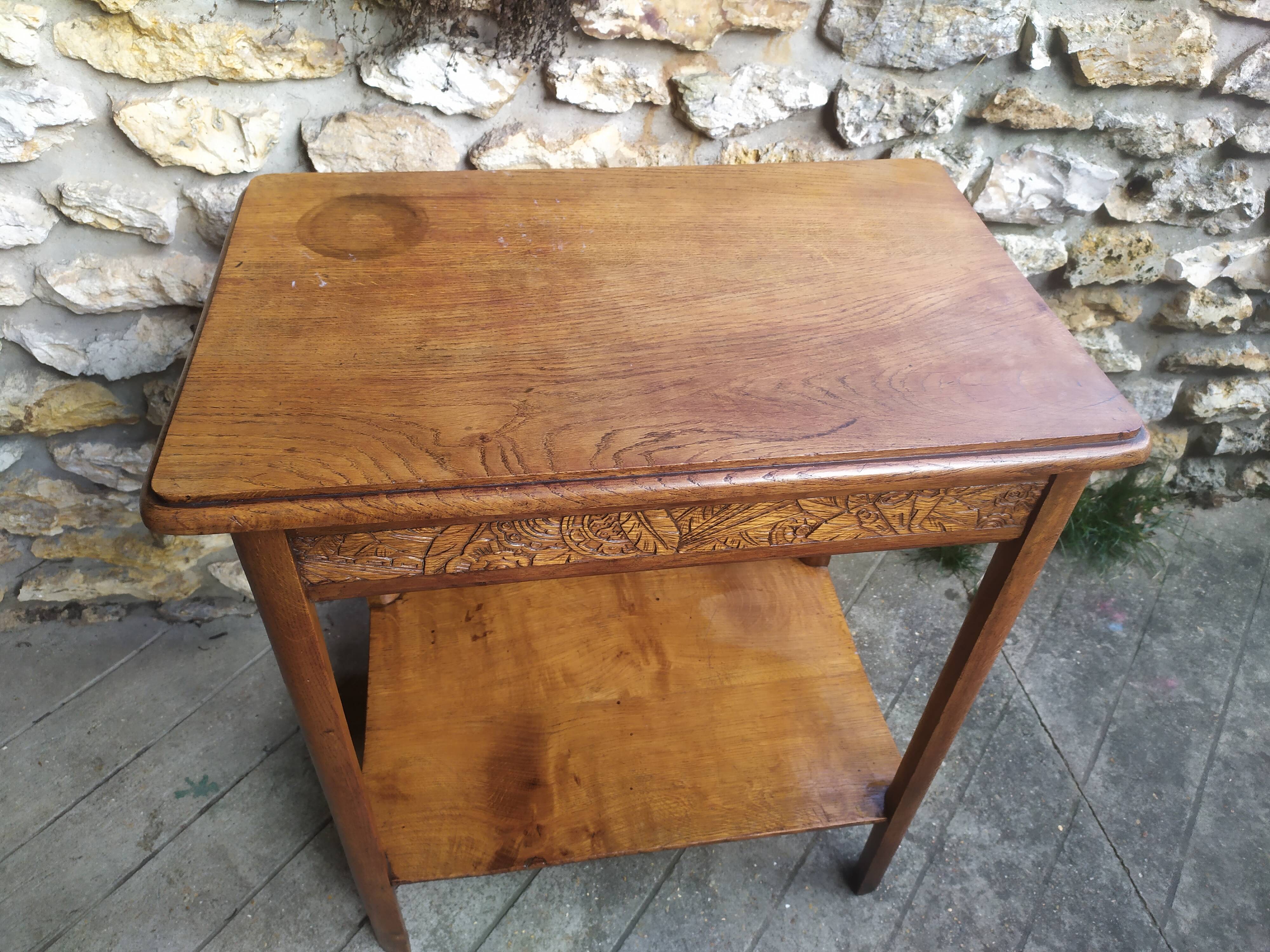 Small table where serves