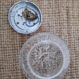 Round glass ceiling light