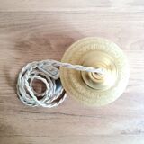 Yellow clichy hanging lamp