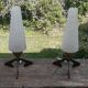 Duo de lampes de chevet vintage