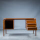 Mid-century teak freestanding desk from GV Møbler, 1960s