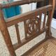 Banc ancien assise cannage