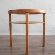 Table d'appoint tchécoslovaque en bois, années 80