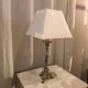 Silver metal lamp