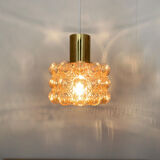 Bubble glass pendant lamp by Helena Tynell for Glashütte Limburg