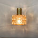 Bubble glass pendant lamp by Helena Tynell for Glashütte Limburg