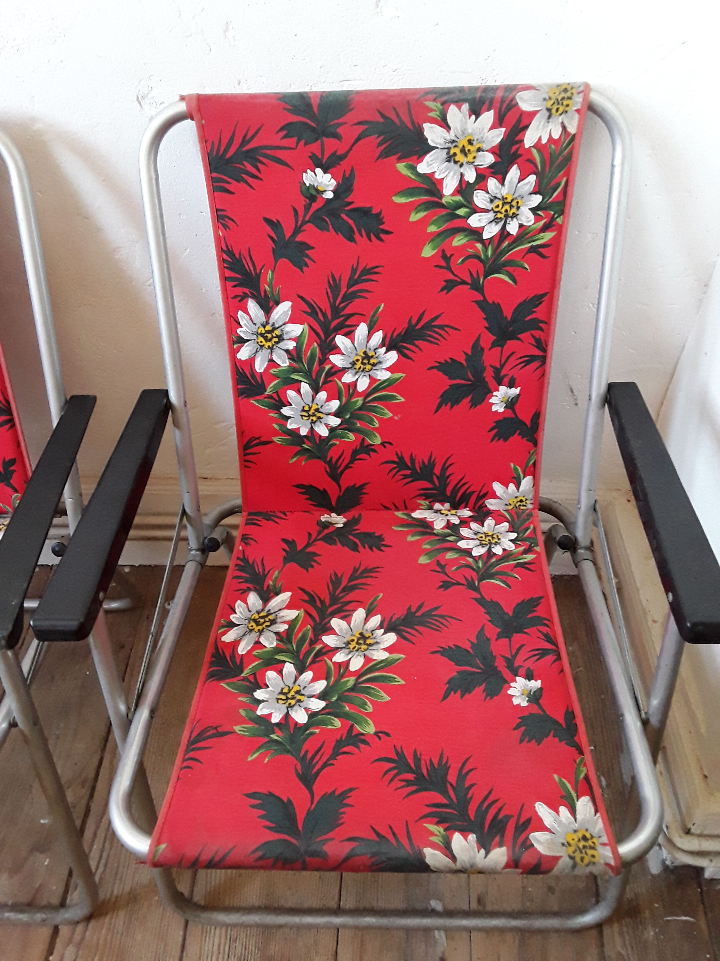 Vintage camping chairs 70s