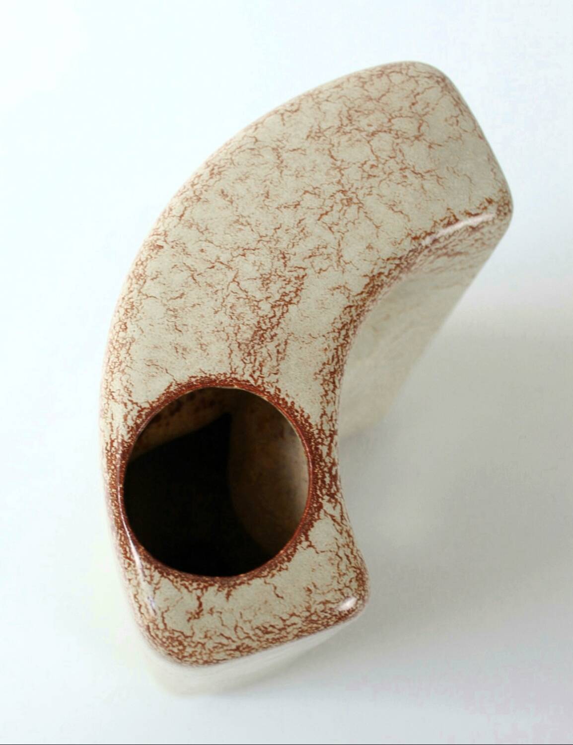 1970s ceramic vase, Roberto Rigon for Bertoncello