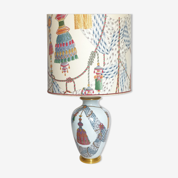 Lampe de table en porcelaine de Paris