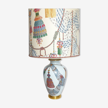 Paris porcelain table lamp