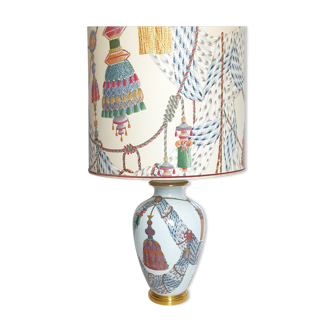 Lampe de table en porcelaine de Paris