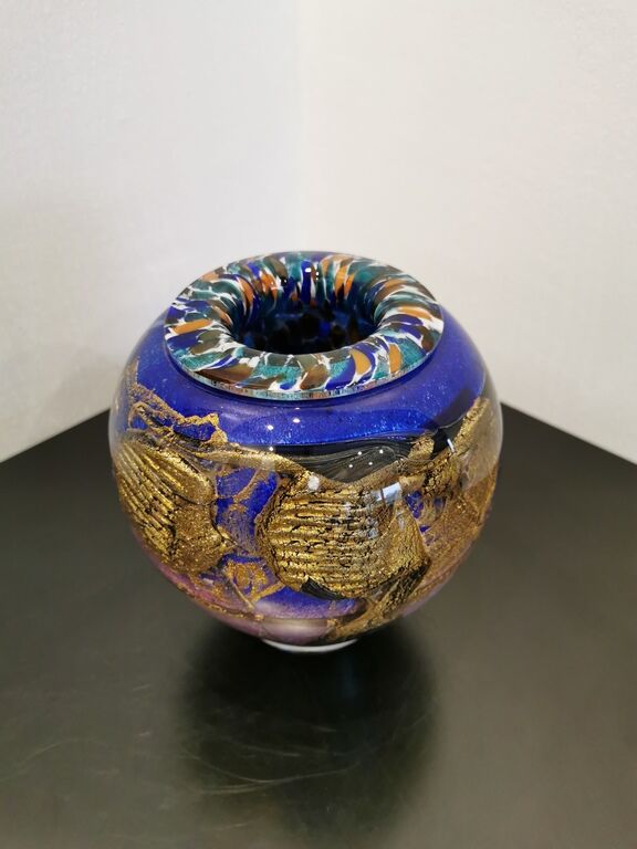 Blown glass vase by Jean Claude NOVARO
