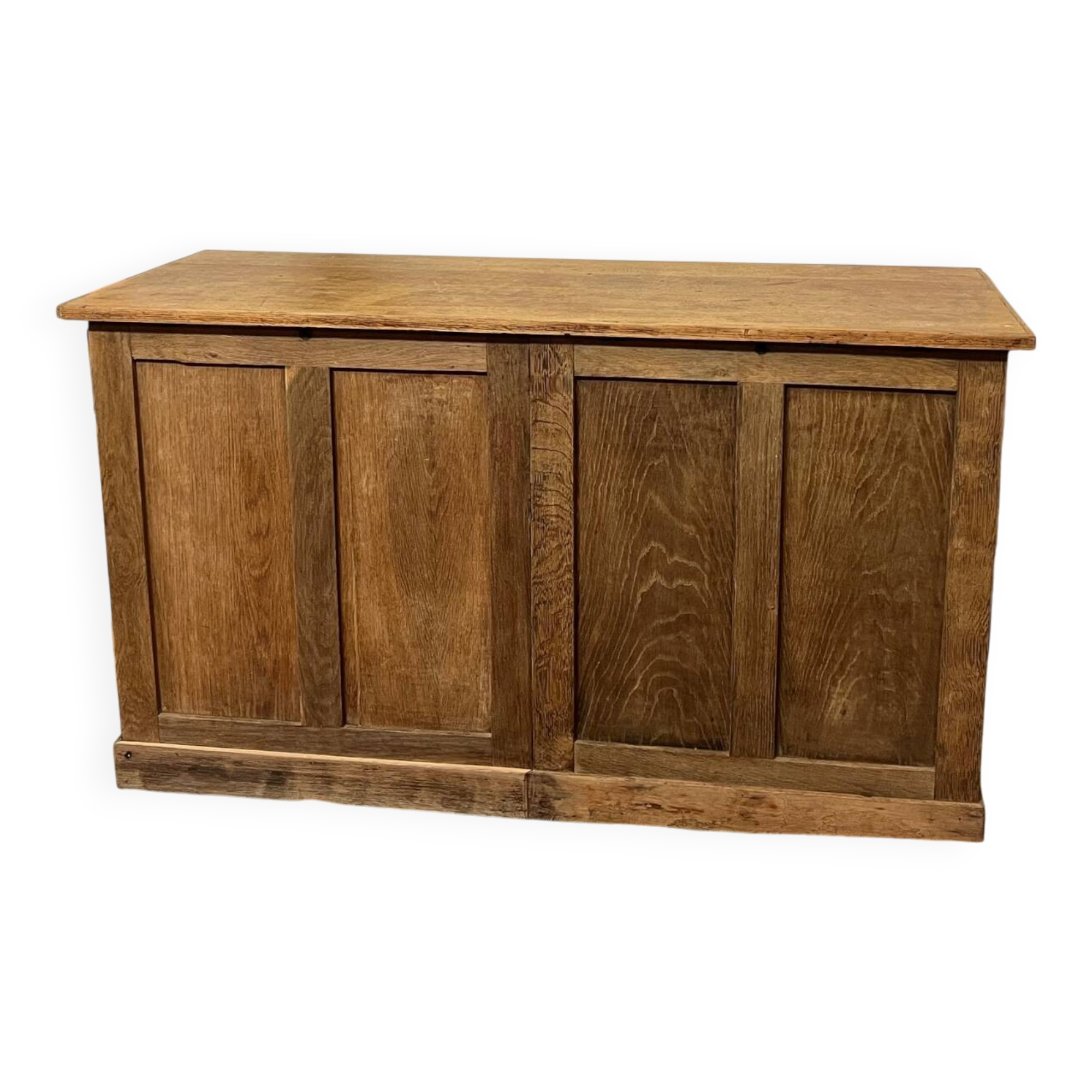 Ancien meuble de droguerie en chêne