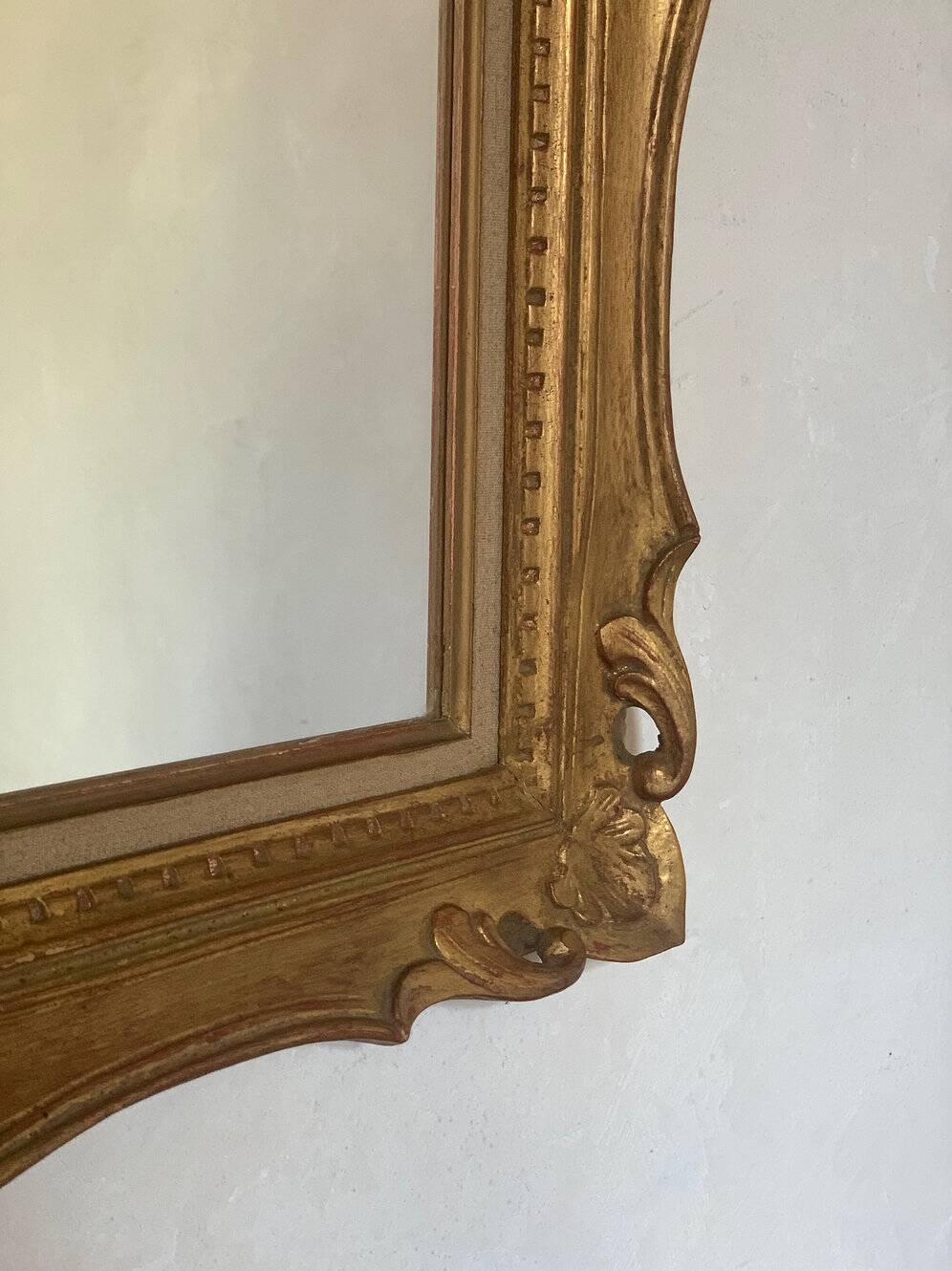 Miroir doré cadre Montparnasse vintage