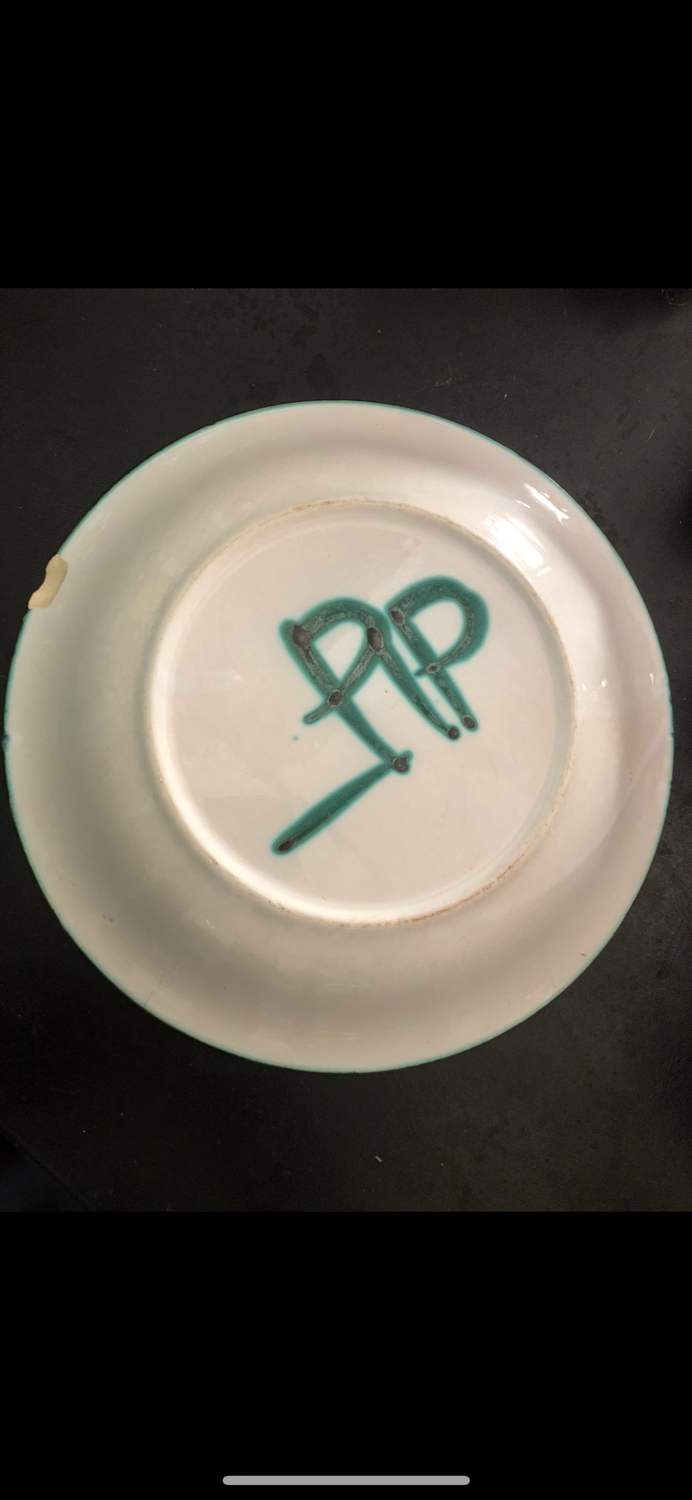 Hollow plates Vallauris Robert Picault