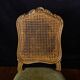 Set of 4 Louis XV style gilded chairs – Musician chair style