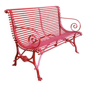 Grassin Bench in Arras - 2 Seater - Red