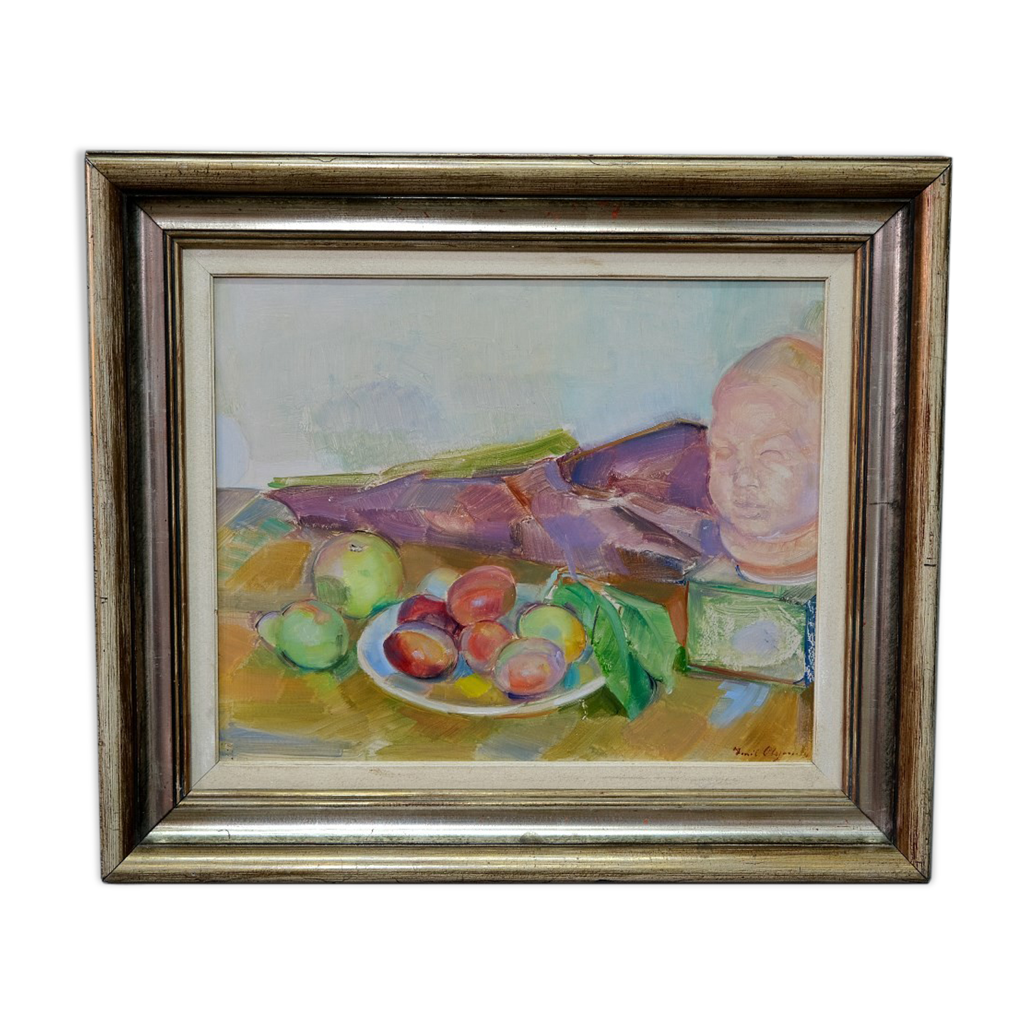 Emil Johan Olsson  (1890-1964), Swedish Modern Painting, 1945, Oil on Panel