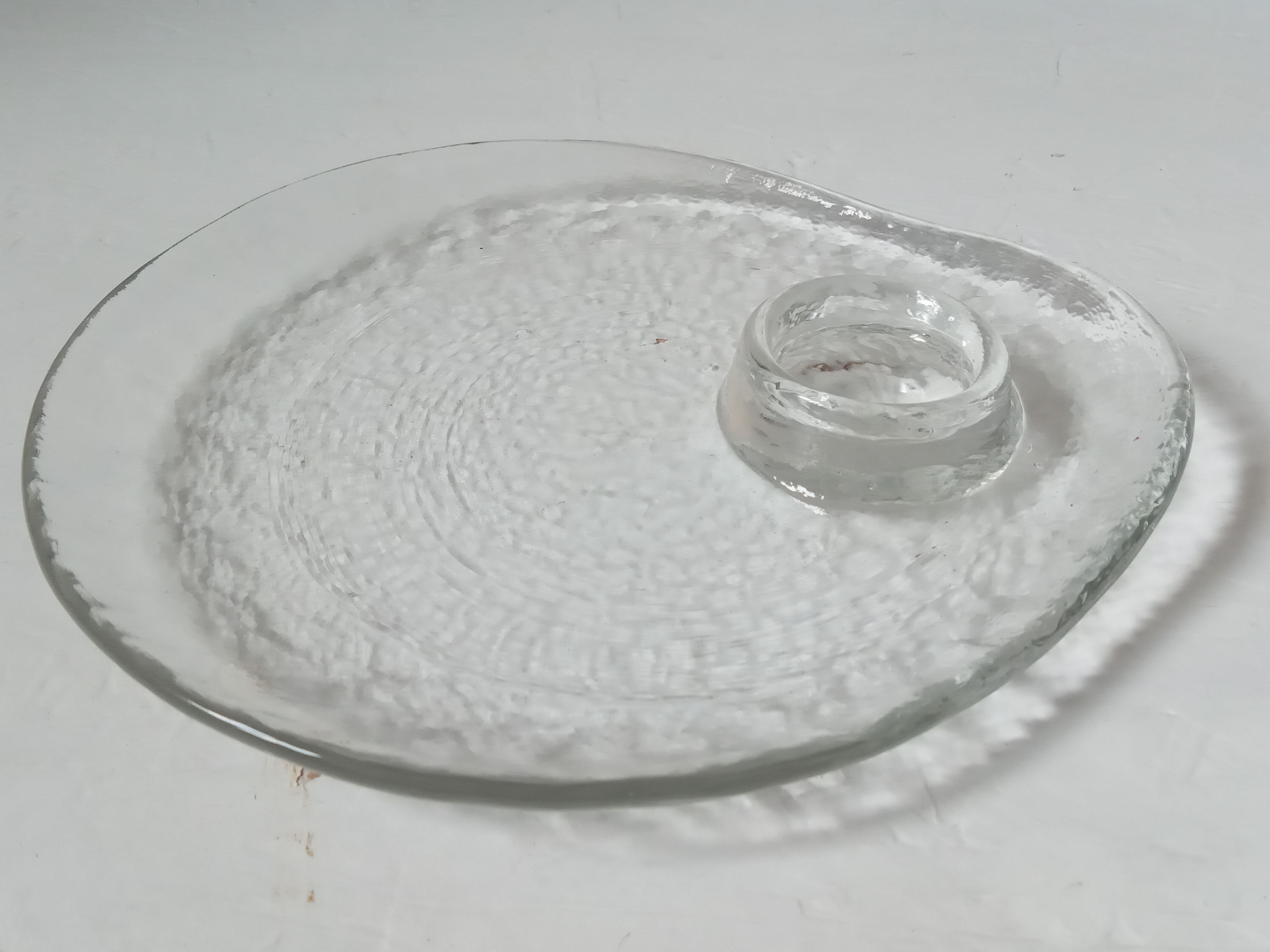 Pukeberg Blown Glass Scandinavian Cockroach Plates