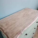 Grey green chest of drawers