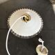 Suspension en opaline blanche