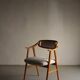 Scandinavian faux shearling chair | 1960s