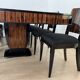 French Art Deco Expandable Dining Room Set, 1930, Set of 9