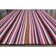 Tapis vintage turc Oushak fait main en laine et coton, années 1970