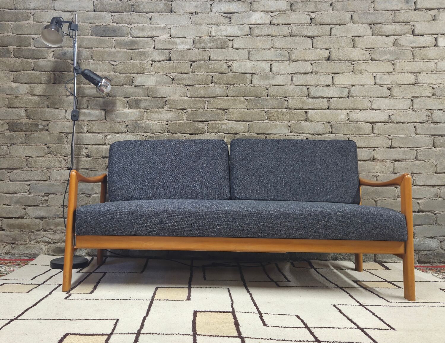 Convertible Scandinavian daybed canapé 1960