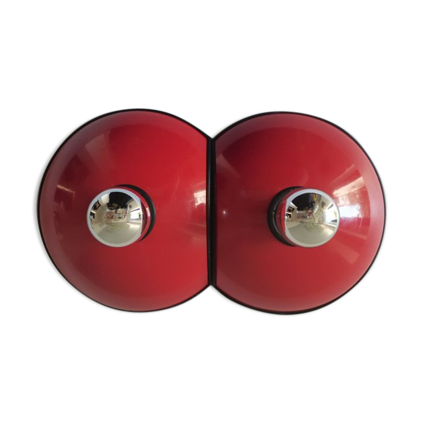 Pair of wall lamps t. cimini for lumina - "emi"