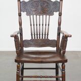 Antique English spindle chair