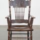 Antique English spindle chair