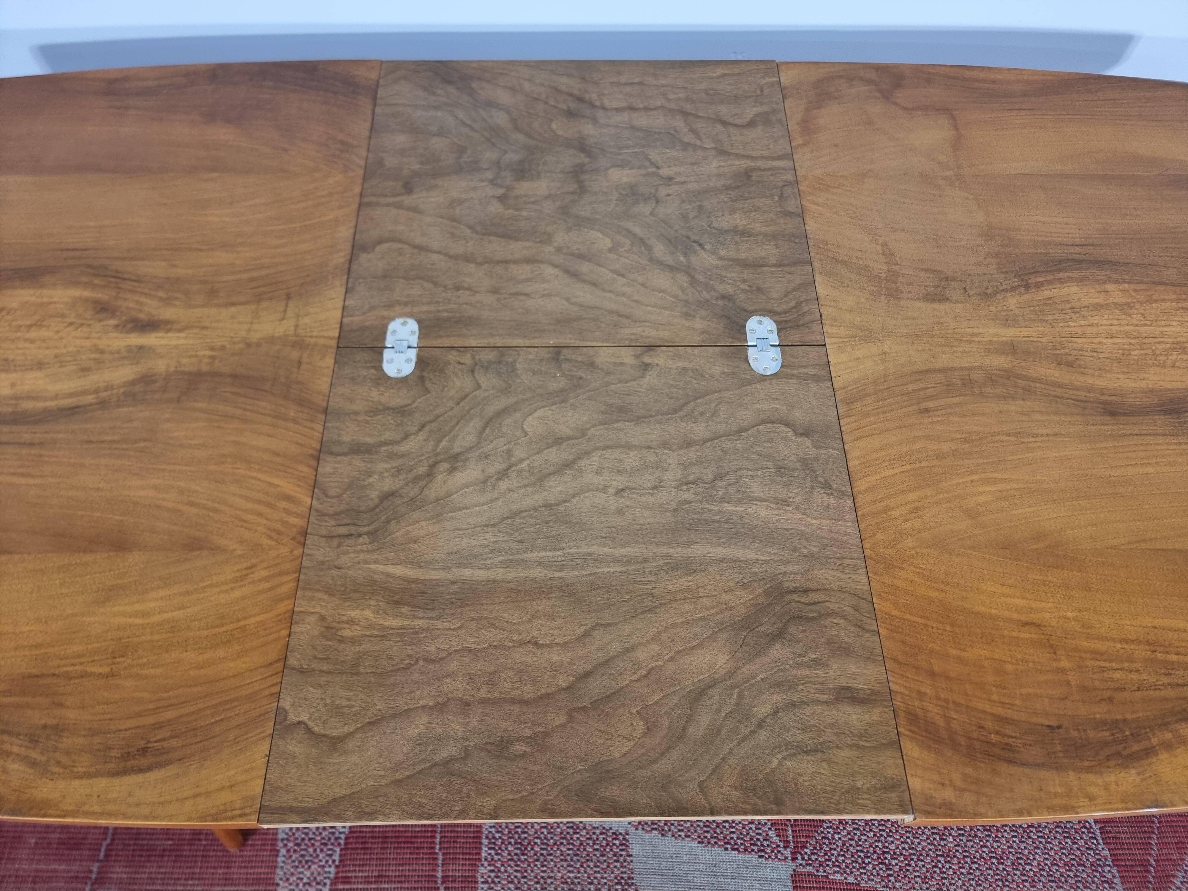 Dining Table and Chairs, 1960s, Set of 5