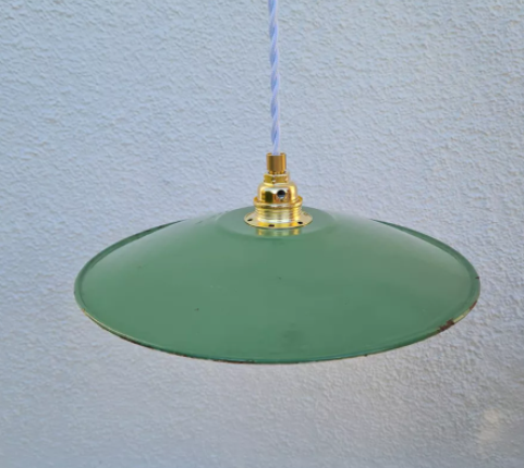 Enamelled sheet metal suspension 1950