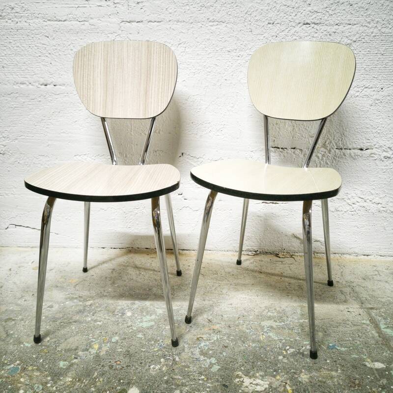 Formica chair duo