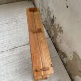 Trio d'étagères constructivistes en pin style Regain