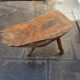 Rustic vintage real solid wood stool