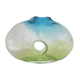 Green and blue Murano vase
