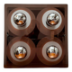 Vintage Wall Light 4 Lights Jocelyne Trocmé Oxar Disco Model