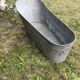 Baignoire ancienne d'enfant en zinc