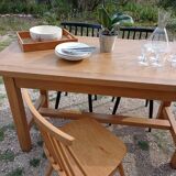 Oak farmhouse table