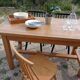 Oak farmhouse table
