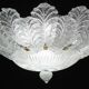 Turin, Large Size Italian Murano Glass Ceiling Light or Flush Mount, 1970s