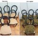 6 old medallion chairs fully restored